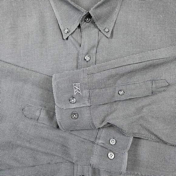 Cutter & Buck Men's Size 3XB Black & White Mini Houndstooth/Puppytooth Pattern - Picture 4 of 16